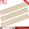 Vente chaude pruduct beige rustique en porcelaine aspect bois carrelage pour la conception de la maison